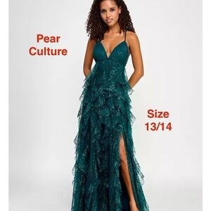 Pear Culture Evening Gown